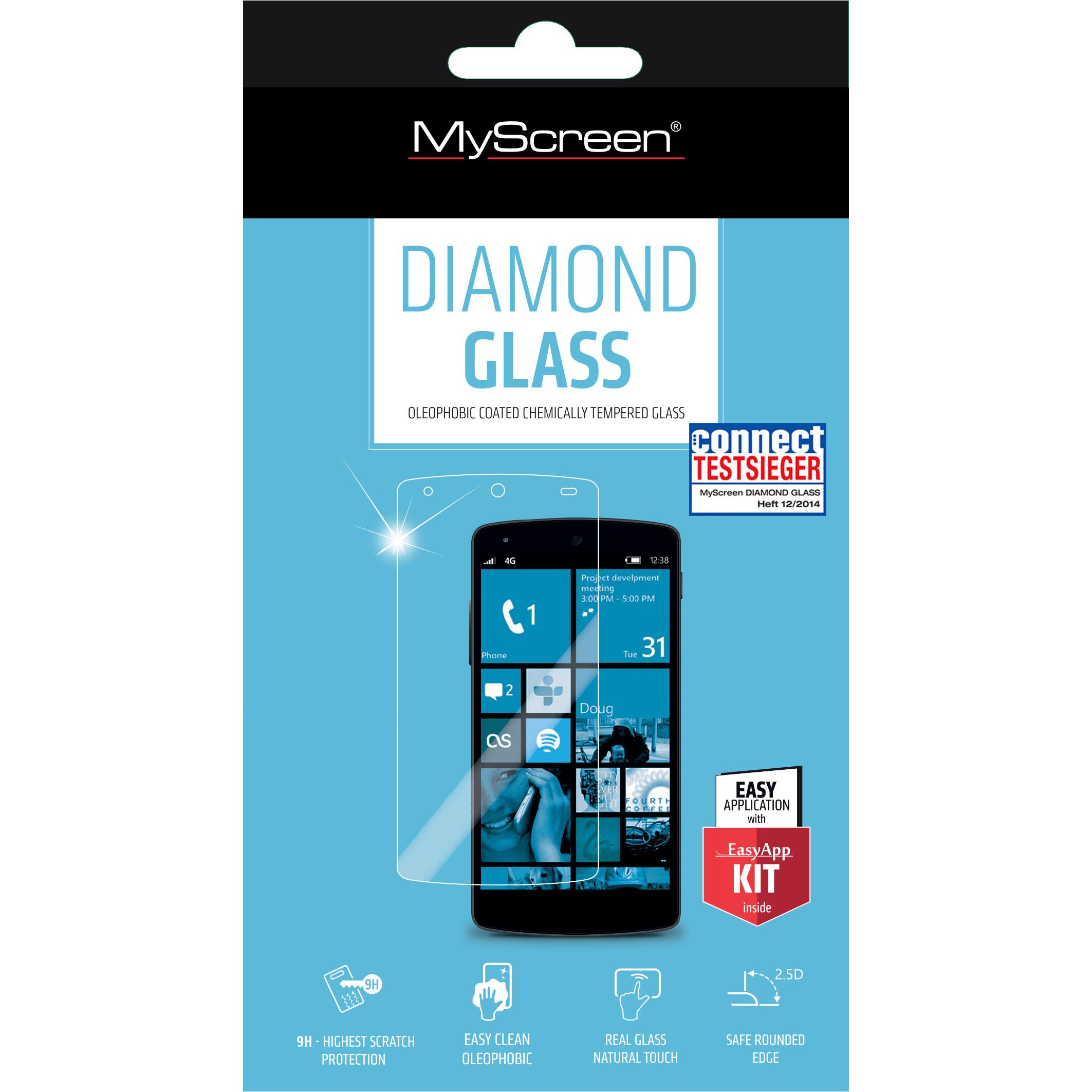 MyScreen Protector Diamond Glass (1 Stück, Apple iPhone X, Apple iPhone 11 Pro, Apple iPhone XS), Smartphone Schutzfolie