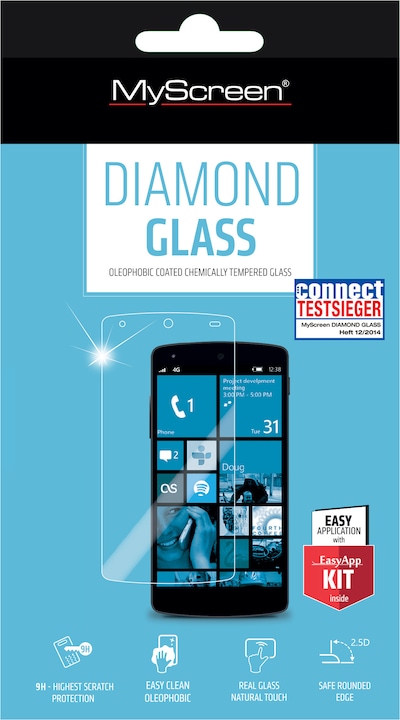 Actual product image MyScreen Protector Diamond Glass (1 Piece, Apple iPhone XR, Apple iPhone 11)