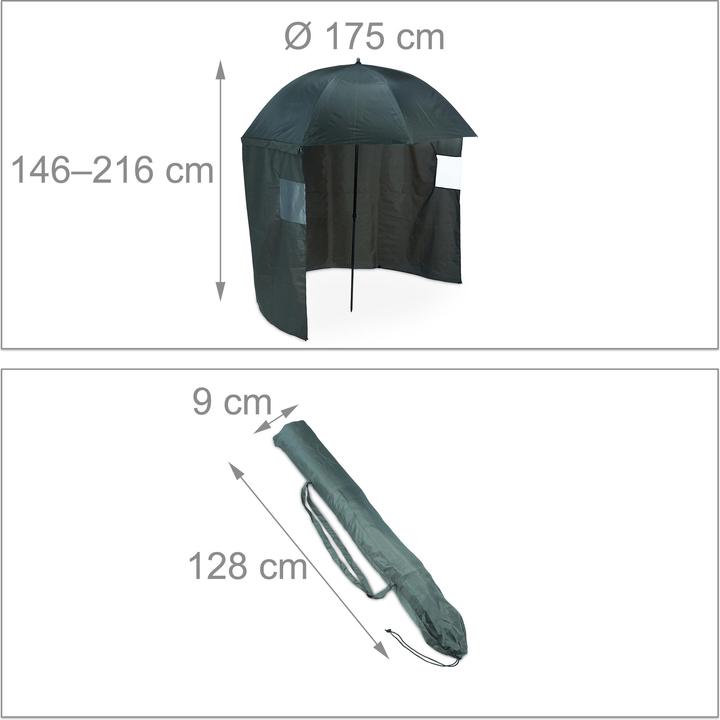 Immagine prodotto Relaxdays Ombrello da pesca (1.75 m)