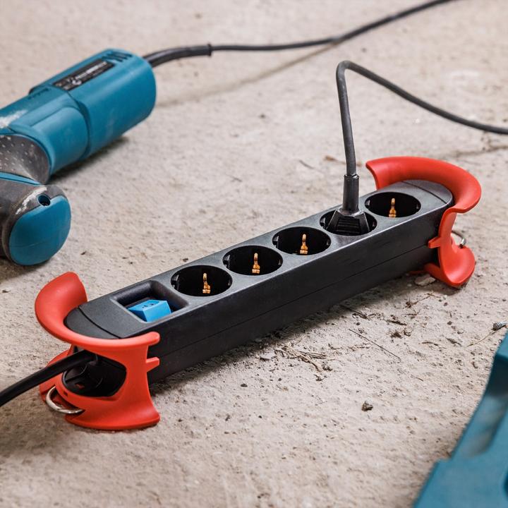 Produktbild Bachmann HOOK Indoor 5x Schutzkontakt Kunststoff mit Schalter 5m (5x, CEE 7/3, 5 m)