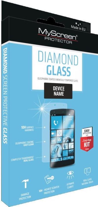 Actual product image MyScreen Protector Diamond Glass (1 Piece, Apple iPhone 6, Apple iPhone 6s)