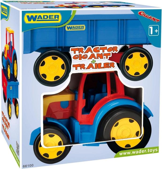 Actual product image Wader Giant tractor with trailer, 102 cm