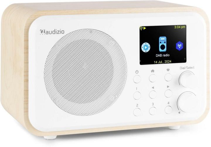 Produktbild Audizio DAB+ Radio Vicenza Weiss, Radio Tuner: Internetradio, FM (Internetradio, DAB+, FM, Bluetooth, WLAN)