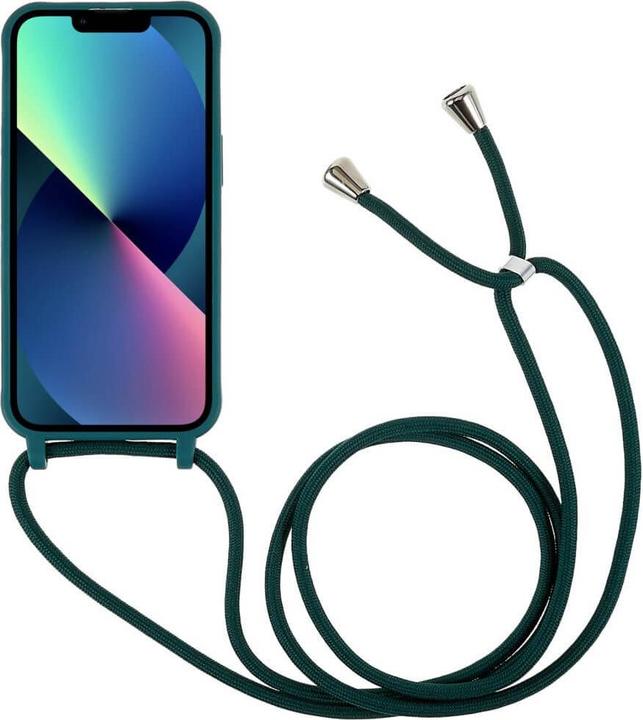 Immagine prodotto Cover-Discount iPhone 14 Plus - Custodia con cordino verde scuro