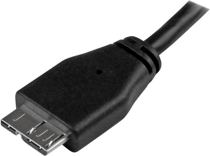 Immagine prodotto StarTech 15cm Slim SuperSpeed USB 3.0 A to Micro B Cable - St/St - Cavo di collegamento USB 3.0 - Nero (0.15 m, USB 3.2 Gen 1)