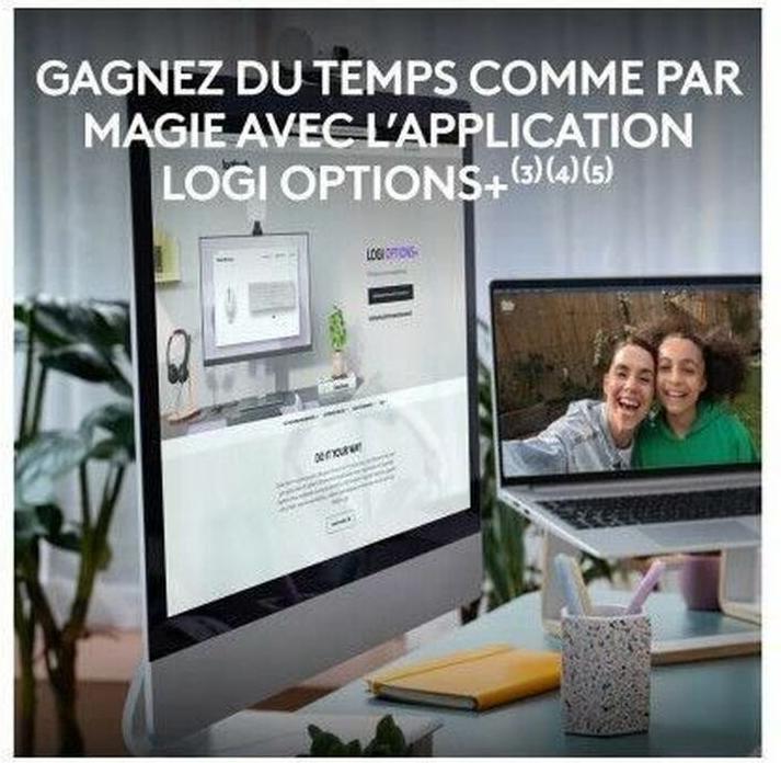 Actual product image Logitech Signature Slim Combo Mk950 Off (French, Wireless)