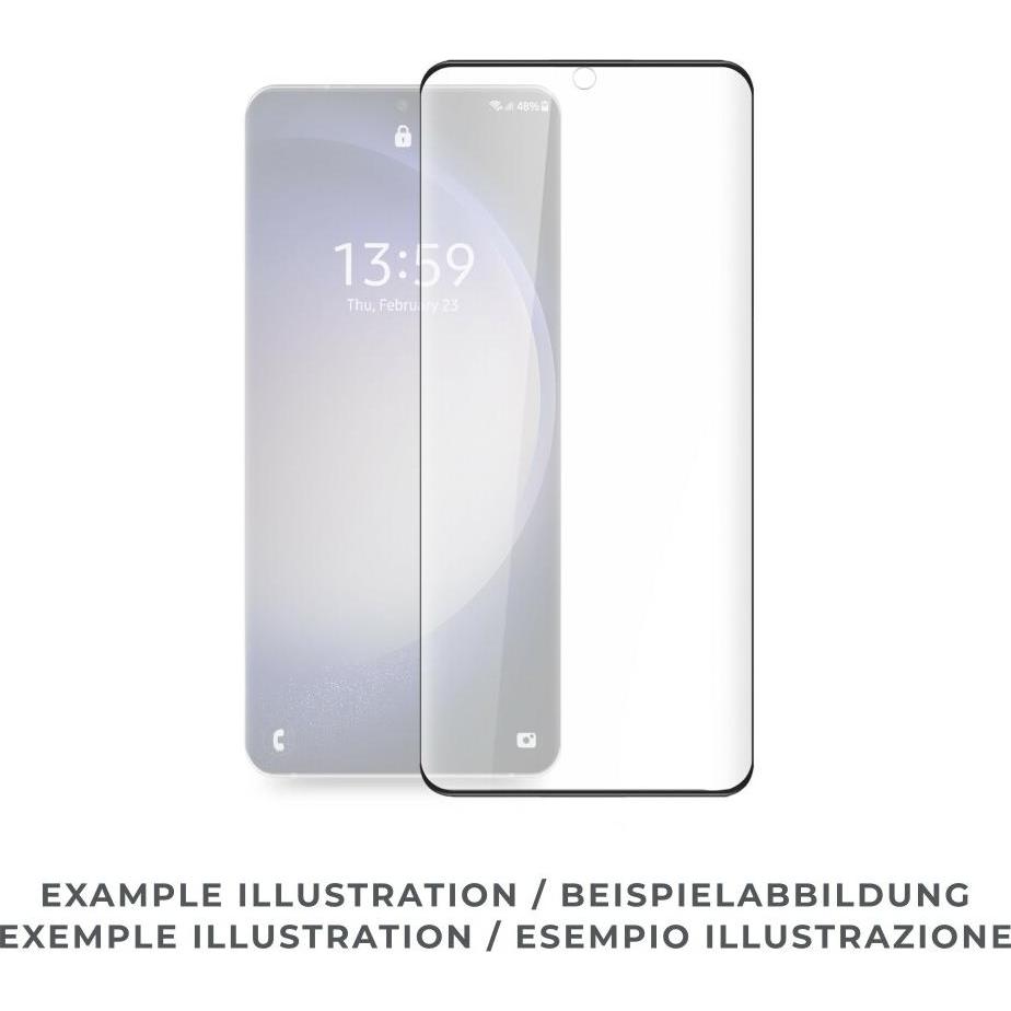 prio 3D Displayschutz aus gehärtetem Glas für Samsung A55 schwarz (1 Stück, Samsung Galaxy A55), Smartphone Schutzfolie,...