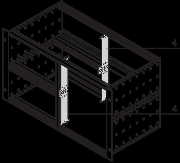 Produktbild Schroff Strebe 6 HE für gemischten Ausbau - STREBE 6HE
