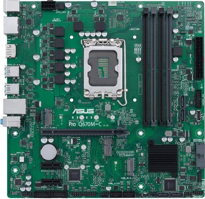 ASUS Q670EI-IM-A S1700/DDR5/3xDP+HDMI/vPro/24-7/M-ITX (LGA 1700, Intel Q670, Mini-ITX)