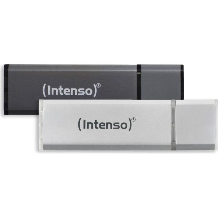 Thumbnail - Intenso Alu Line (32 GB, USB-A, USB 2.0), USB Stick, Schwarz
