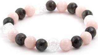 Produktbild Beneto Bead bracelet made of jadeite. crystal and labradorite MINK09 / 17 (Labradorite, Kristalle, Jadeite)