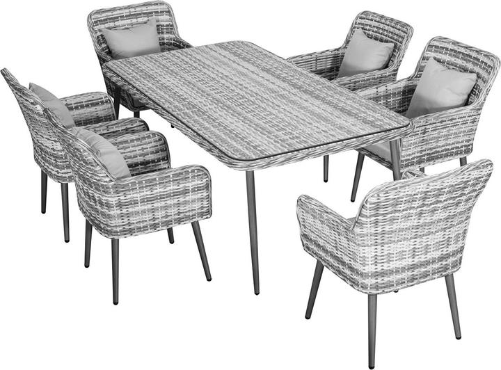 Jet-Line Gartenset Quito grau (100 cm)