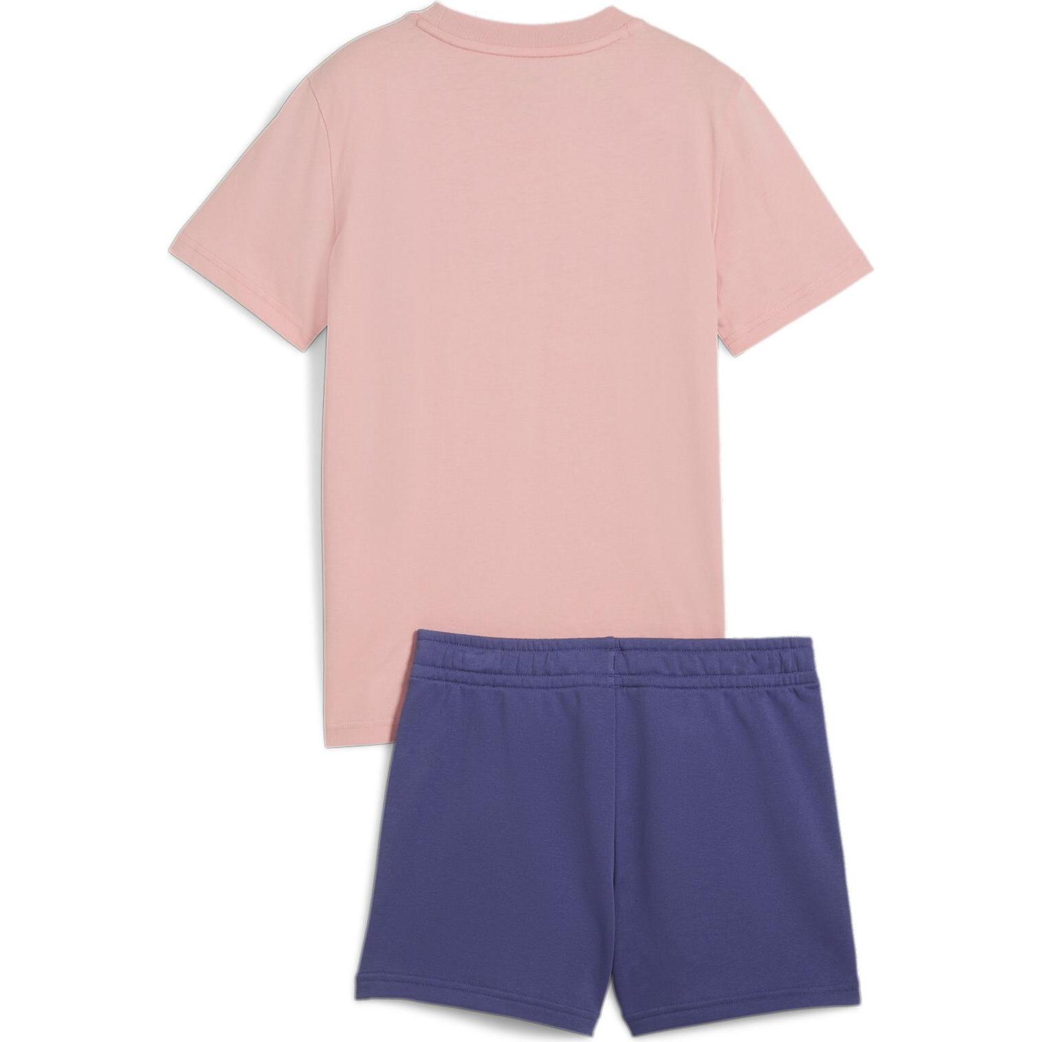 Thumbnail - Puma, Damen, Sportshirt, ESS No.1 Logo Tee and Shorts Set G (140), Rosa, 140
