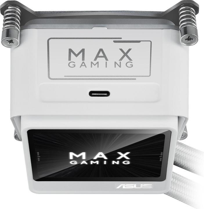 Actual product image ASUS Wak Max Gaming Lc 360 Argb LCD Wht