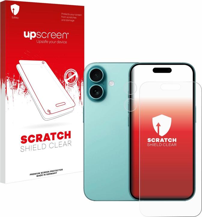 upscreen Bescherming tegen krassen (1 Stuk, Apple iPhone 16)
