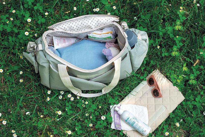 Actual product image Beaba Sydney changing bag sage