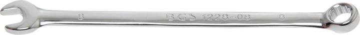 Produktbild BGS Maul-Ringschlüssel extra lang SW 8 mm (8 mm)