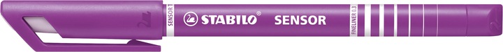 Actual product image STABILO Sensor F Finliner with spring loaded sharpener (Purple, 1 x)