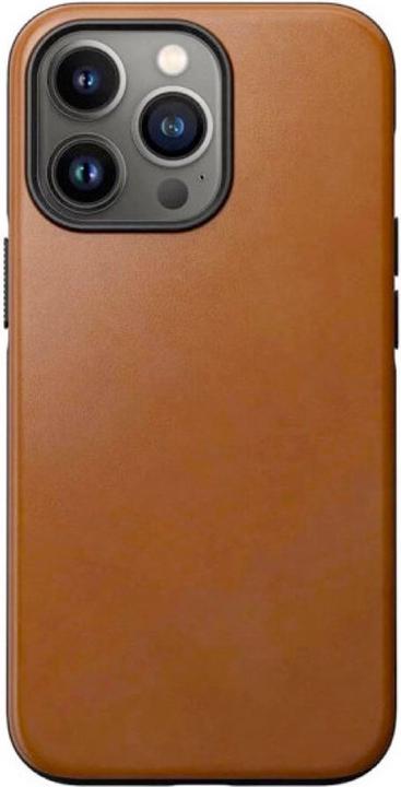 Produktbild Nomad Back Cover Modern Leather iPhone 14 Plus Hellbraun (Apple iPhone 14 Pro Max)