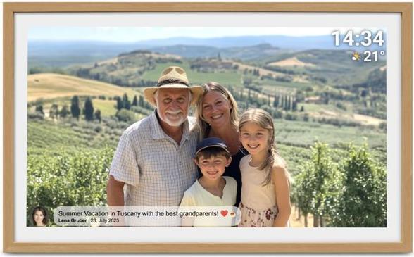 Denver FRAMEO PFF-3263LW - Light Wood (31.50", 1920 x 1080 pixels)