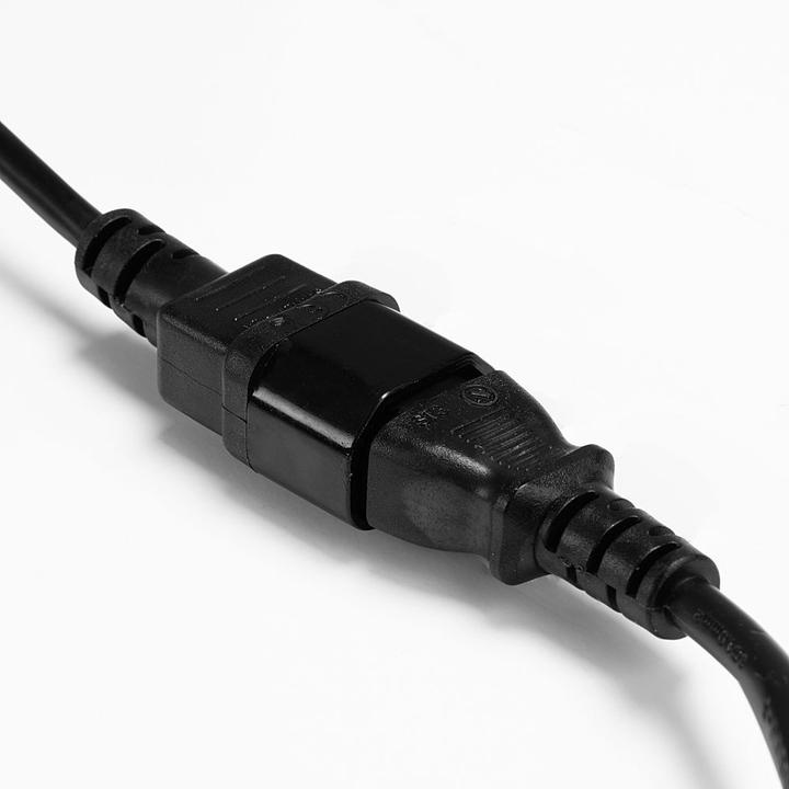 Produktbild Lindy IEC C14 an IEC C13 Netzkabel (0.50 m, C14)