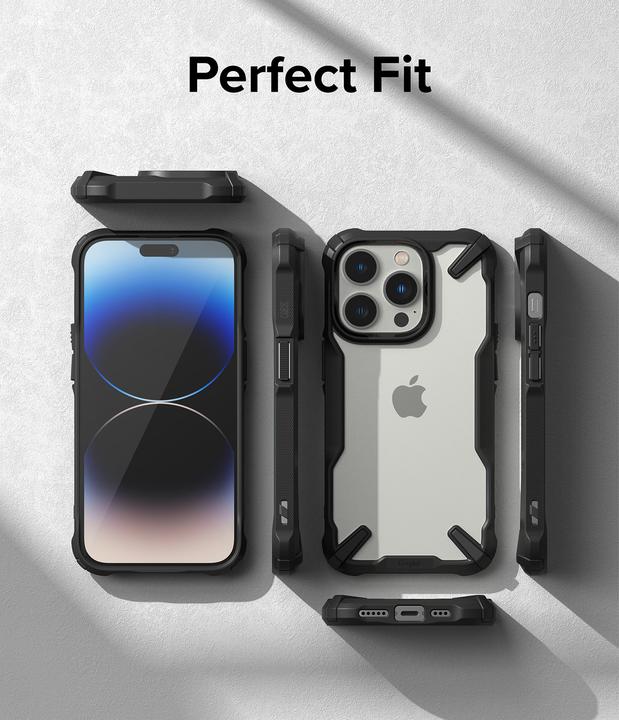 Image du produit Ringke Fusion X Design case armored cover with frame for iPhone 14 Pro Max black (FX647E55) (Apple iPhone 14 Pro Max)