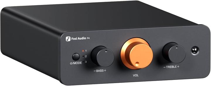 Fosi Audio P4, Mini Stereo-Vorverstärker (Pre- & Power Amplifier combinazione)
