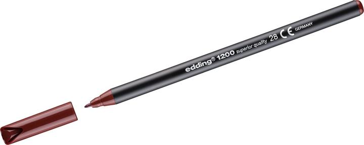 Produktbild Edding Filzstifte 1200 Dunkelrot (5 Stück) (5 x)
