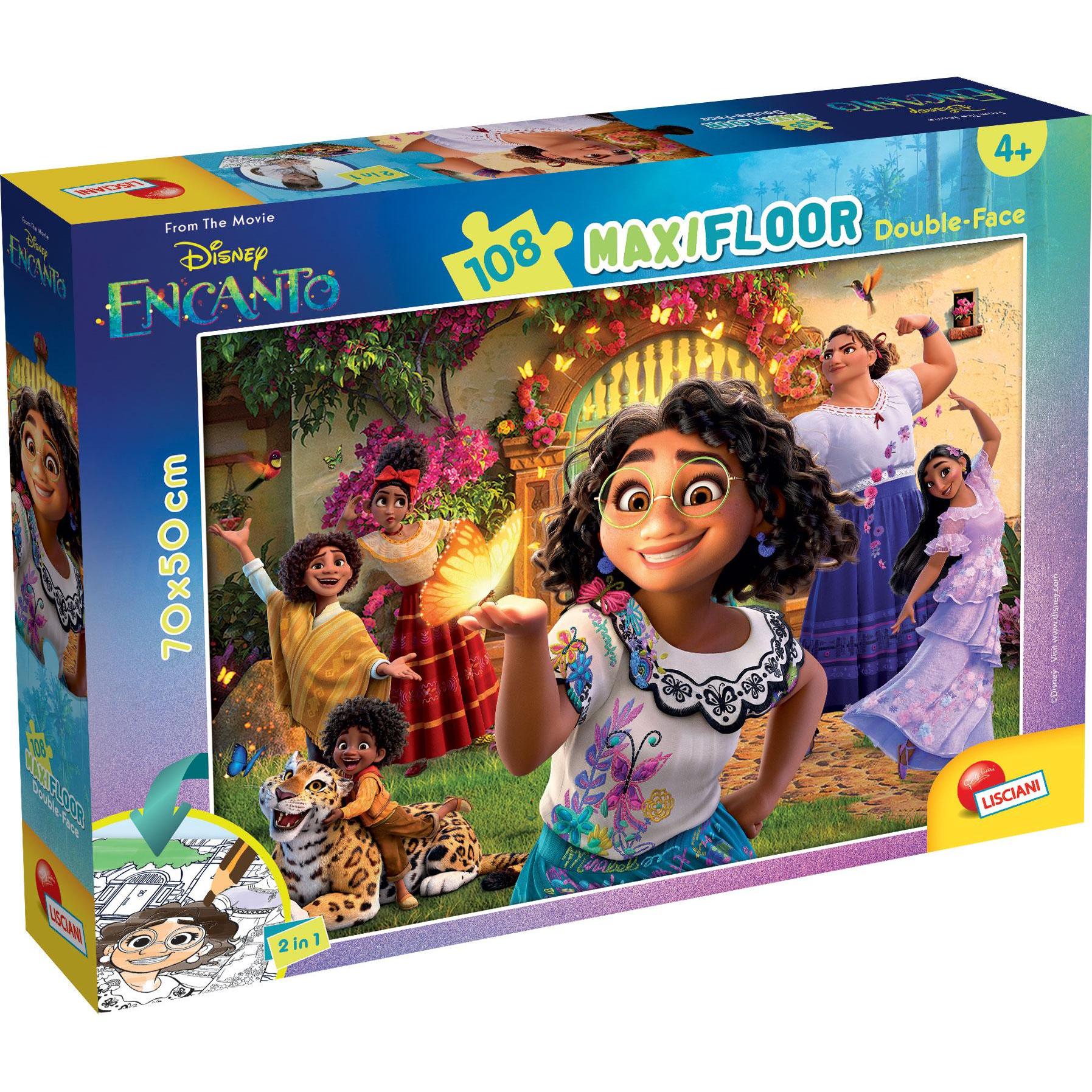 Lisciani 98187 - - DISNEY PUZZLE DF MAXI FLOOR 108 ENCANTO (108 pezzi)