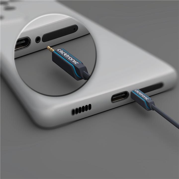 Produktbild clicktronic MP3-Audiokabel (10 m, 3.5mm Klinke (AUX))