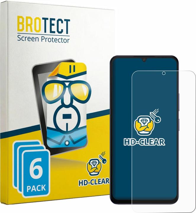 Produktbild BROTECT Schutzfolie für Itel Zeno 200 Displayschutz Displayschutzfolie Folie Klar Transparent