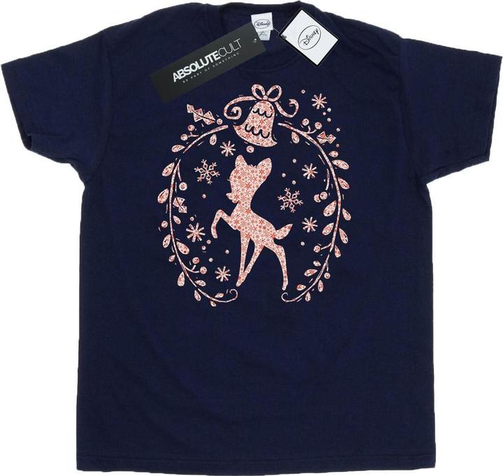 Immagine prodotto Disney Bambi Christmas Wreath Maglietta Uomo (M)