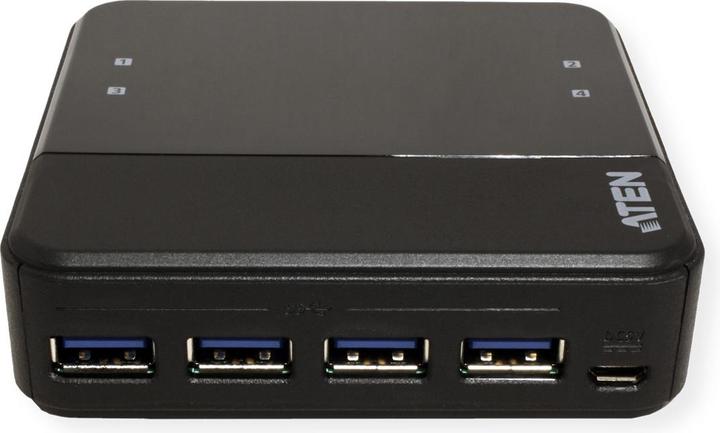 Produktbild Aten US3344 4 x 4 USB 3.2 Gen1 Peripherie-Freigabe-Switch (USB-C, 4 Ports)