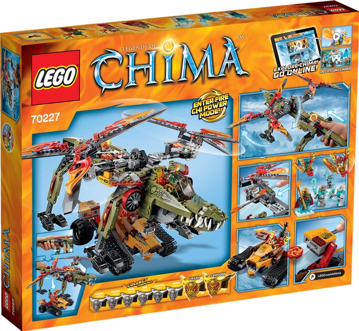 Actual product image LEGO Legends of Chima King Crominus' Rescue (70227)