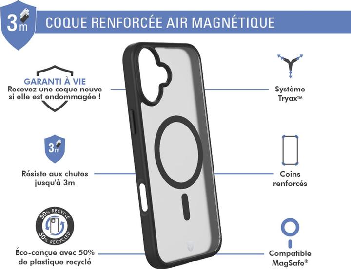 Image du produit Force Case Etui Air Frost MagSafe (Apple iPhone 16 Plus)