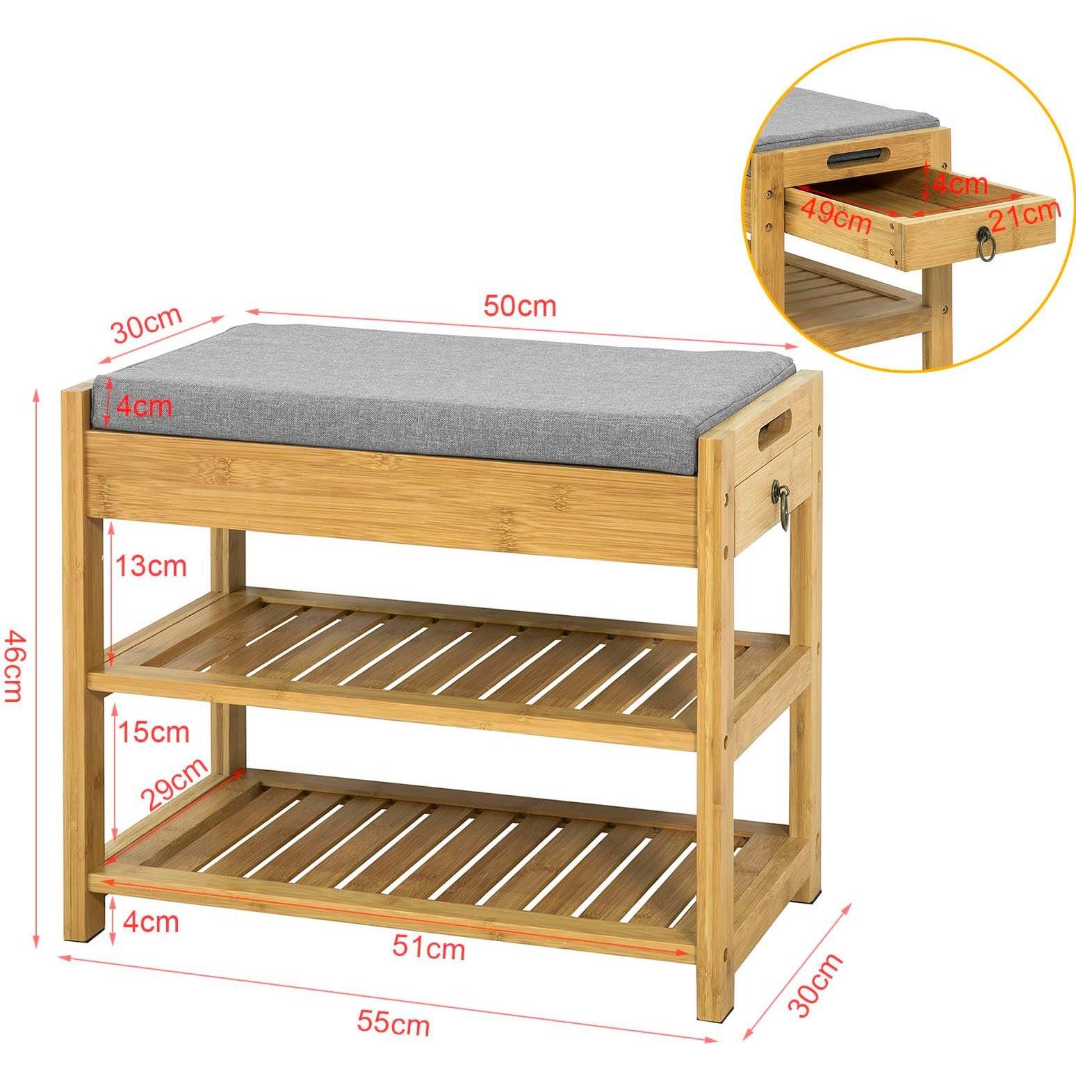 Thumbnail - SoBuy, Schuhschrank, Porter (55 x 30 x 46 cm)