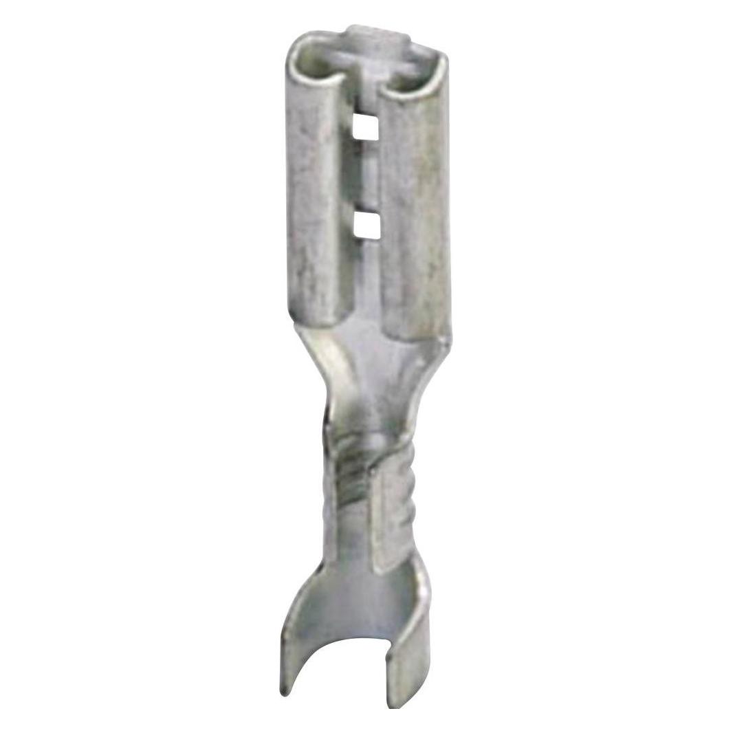 Phoenix Contact Grigio Larghezza Presa: 2,8 Mm Spessore Spina: 0,8 Mm 180° Metallo Non Isolato 3240153 100 Pz., Cavo + Spina Elettrica,