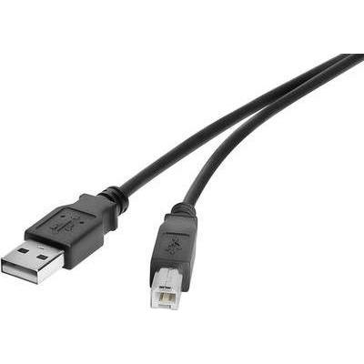 Renkforce USB 2.0 Kabel (1x USB 2.0 Stecker A (0.30 m, USB 2.0), USB Kabel
