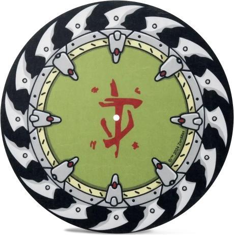 Actual product image DEVplus Doom The Dark Ages Slip Mat Shield Saw 30 x 30 cm (Turntables)