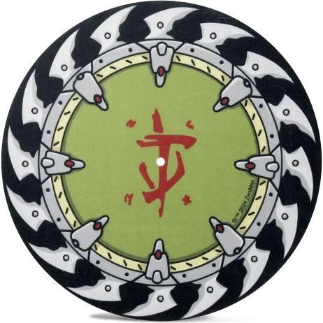 DEVplus Doom The Dark Ages Slip Mat Shield Saw 30 x 30 cm (Giradischi), Accessori per giradischi, Multicolore