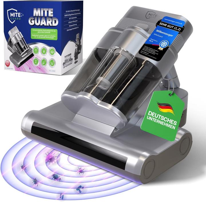 Miteguard Milbensauger für Matratzen & Polster mit UV-Licht