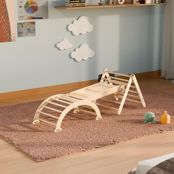 Produktbild Juskys Kletterdreieck Movario Indoor-Klettergerüst