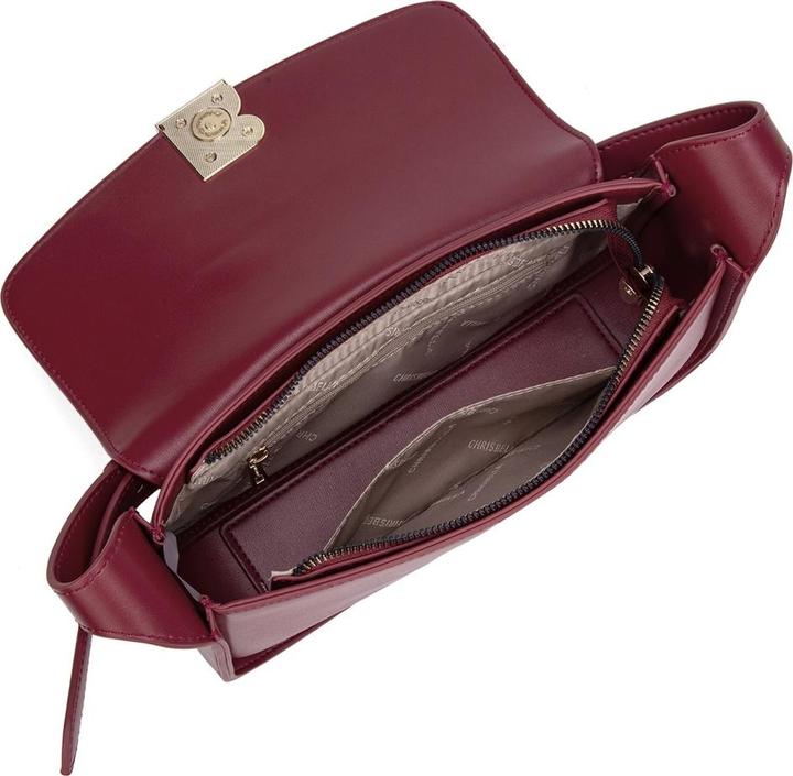 Produktbild Chrisbella Damen Schultertasche - Modell Valora Chic - 100% Polyurethan - 27.0 X 7.5 X 15.0 Cm