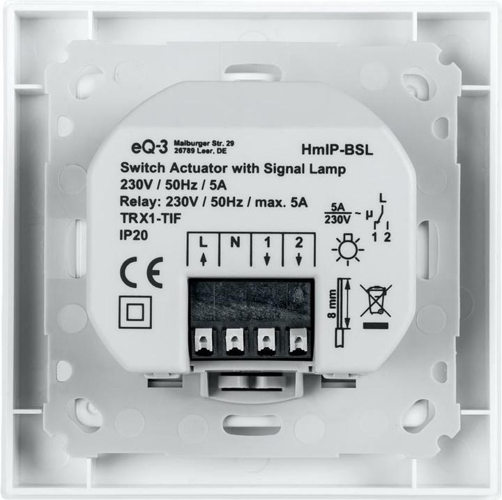 Produktbild Homematic IP Schaltaktor für Markenschalter - mit (Schaltaktor)