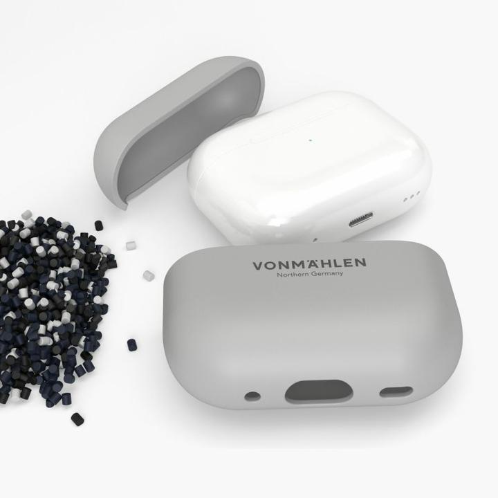 Actual product image Vonmählen Thin Case for AirPods Pro 2. Gen Light Gray