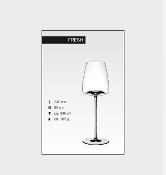 Produktbild Zieher Vision Fresh Weinglas 2er-Set (34 cl, 2 Gläser, Weissweingläser)