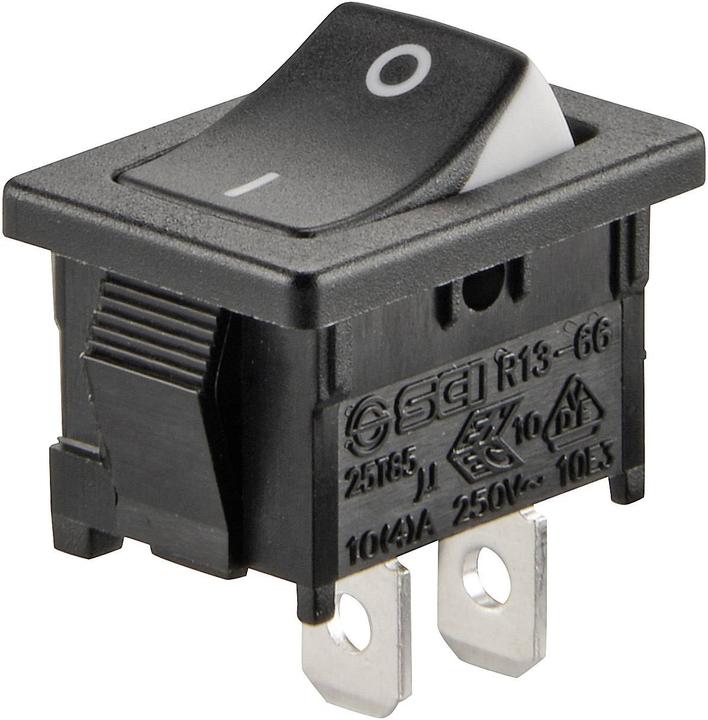 Tru Components 1587504 Wippschalter TC-R13-66A3-02 250 V/AC 6 A 1 x Aus/Ein ras
