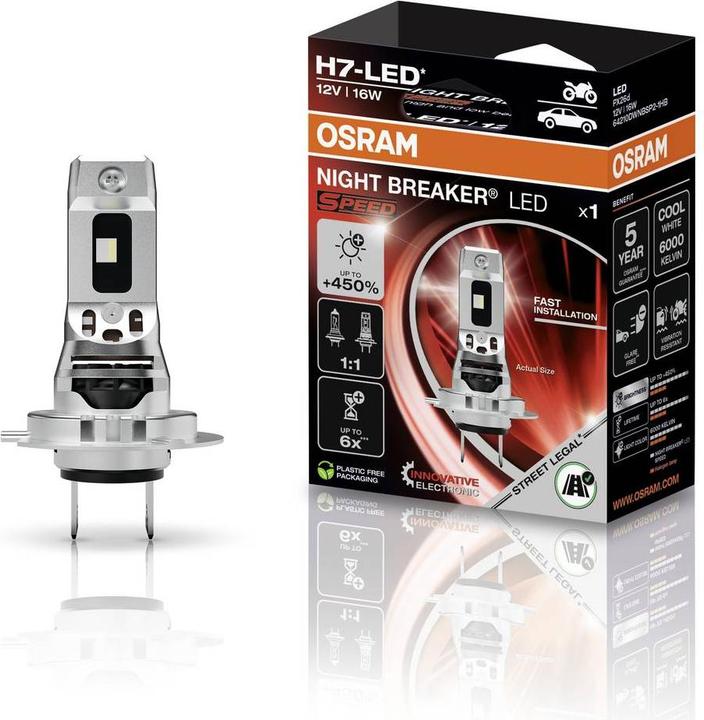 Actual product image Osram Night Breaker Speed (H7)
