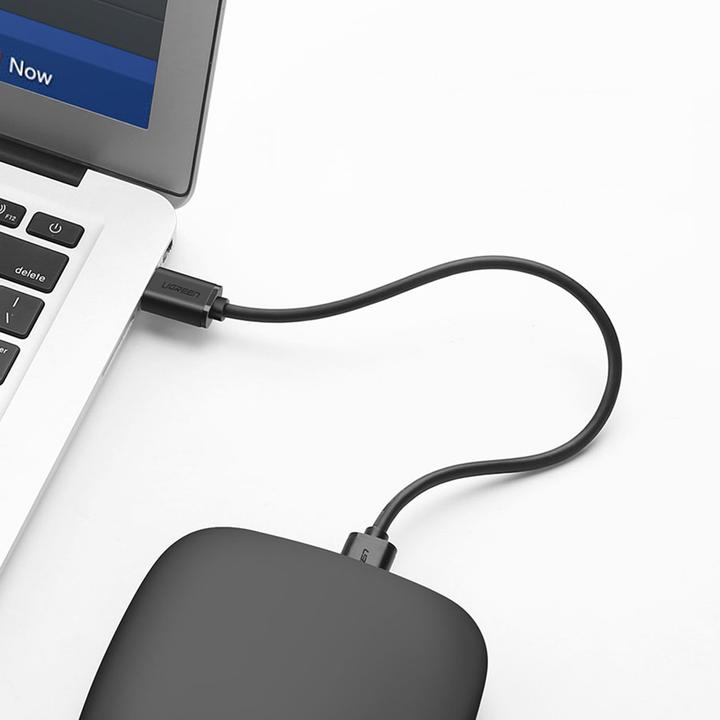 Actual product image Ugreen USB 2.0 M-M cable US102, 1.5m (black) (1.50 m, USB 2.0)