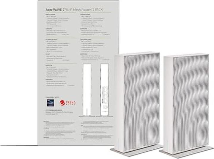 Produktbild Acer Mesh-Router Wave 7 2-Pack